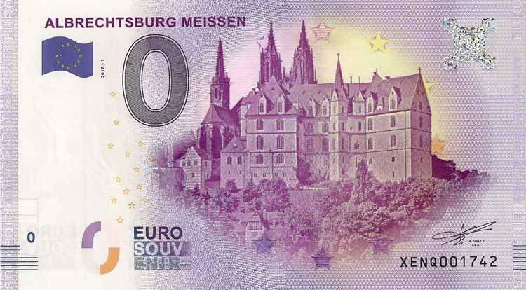 0 Euro biljet Duitsland 2017 - Albrechtsburg Meissen