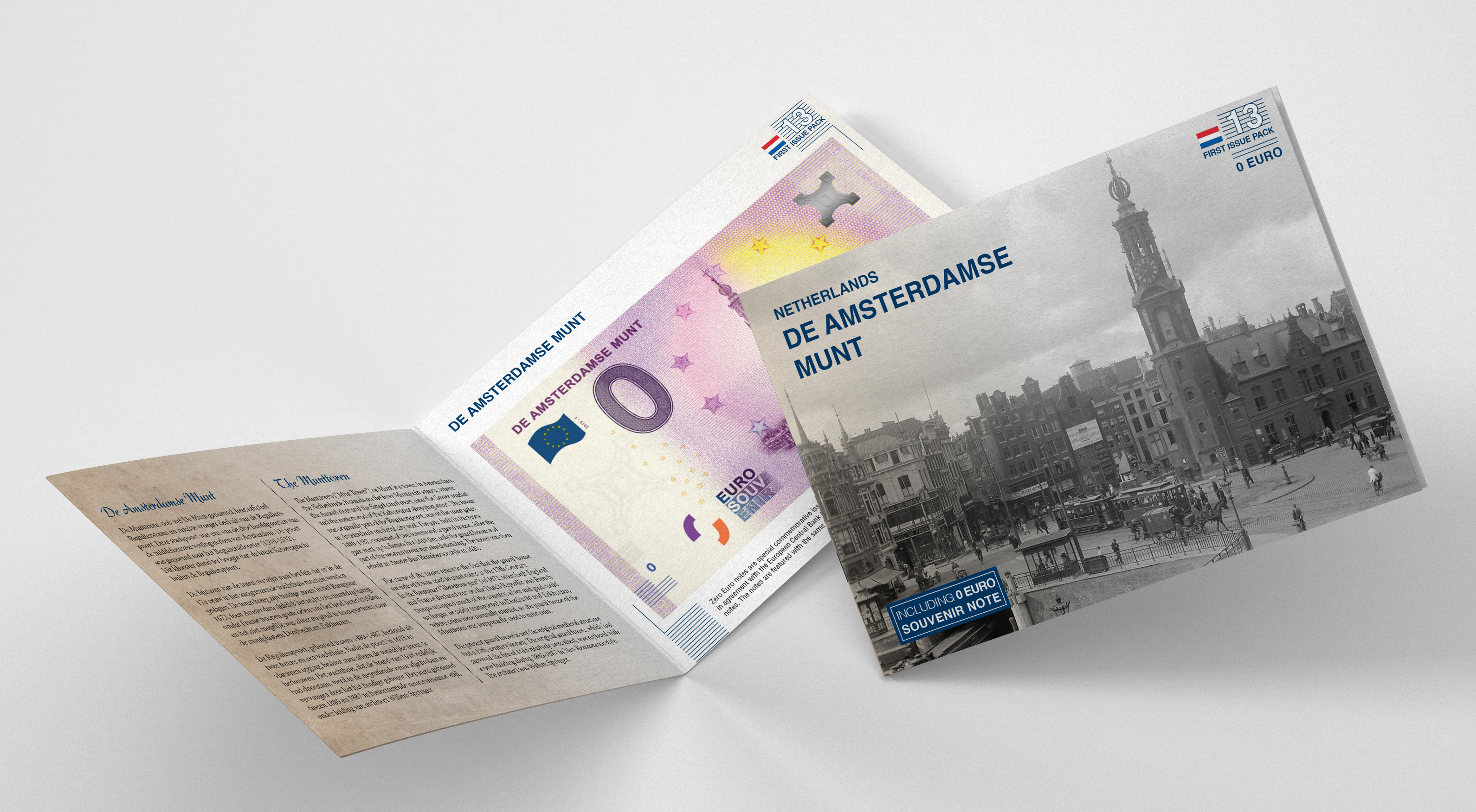 0 Euro biljet Nederland 2019 - De Amsterdamse Munt LIMITED EDITION FIP#13