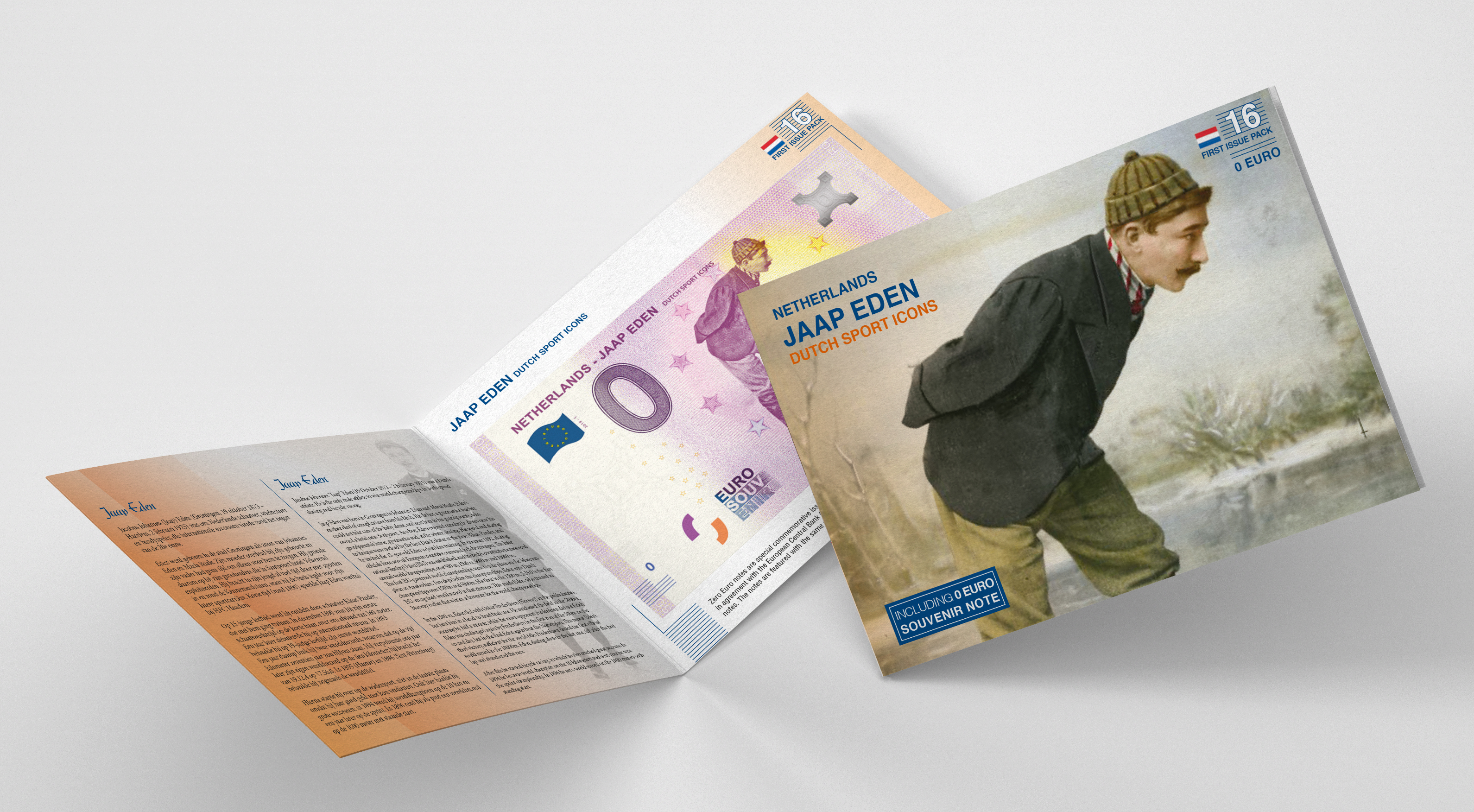 0 Euro biljet Nederland 2019 - Jaap Eden LIMITED EDITION FIP#16