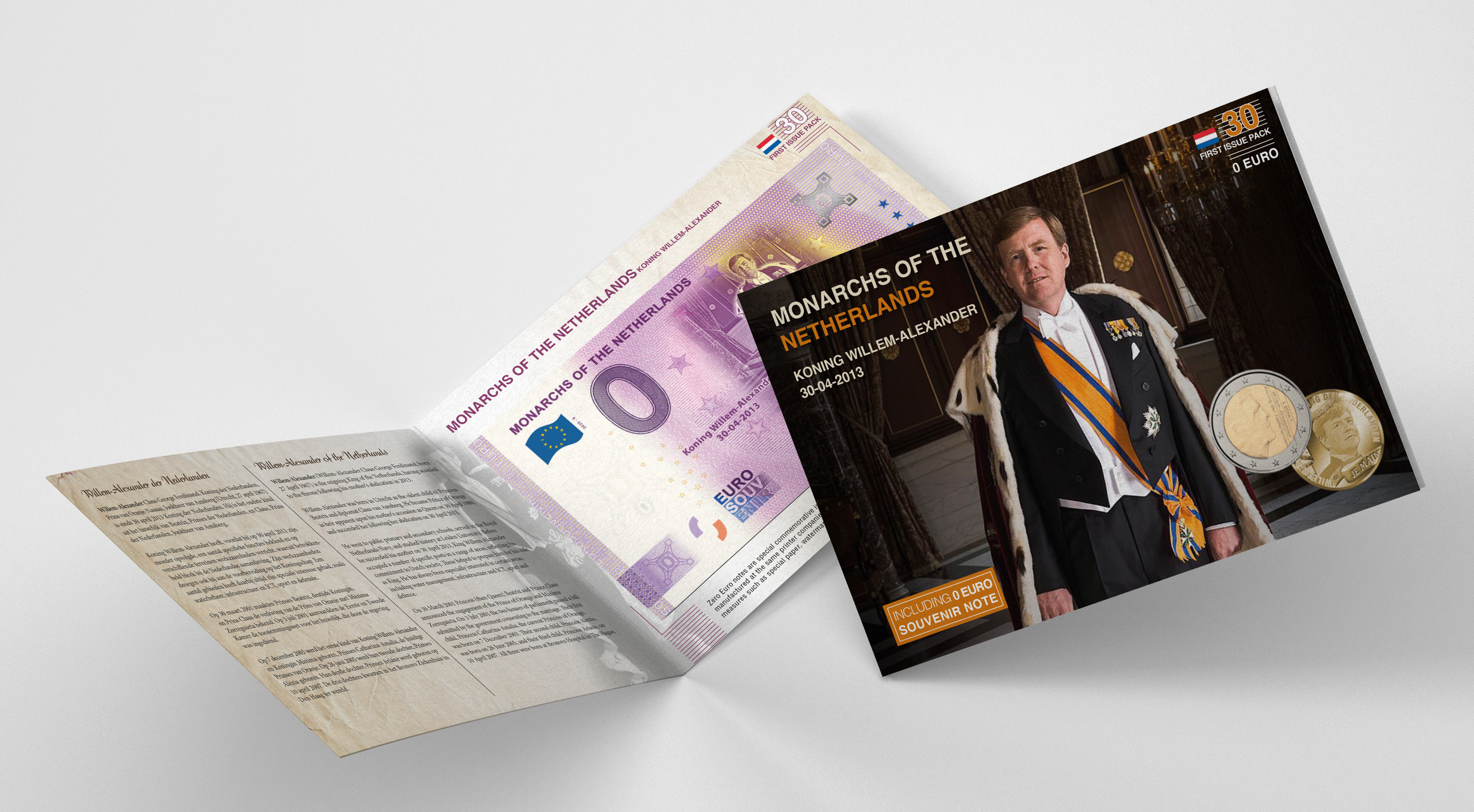 0 Euro biljet Nederland 2020 - Koning Willem-Alexander LIMITED EDITION FIP#30