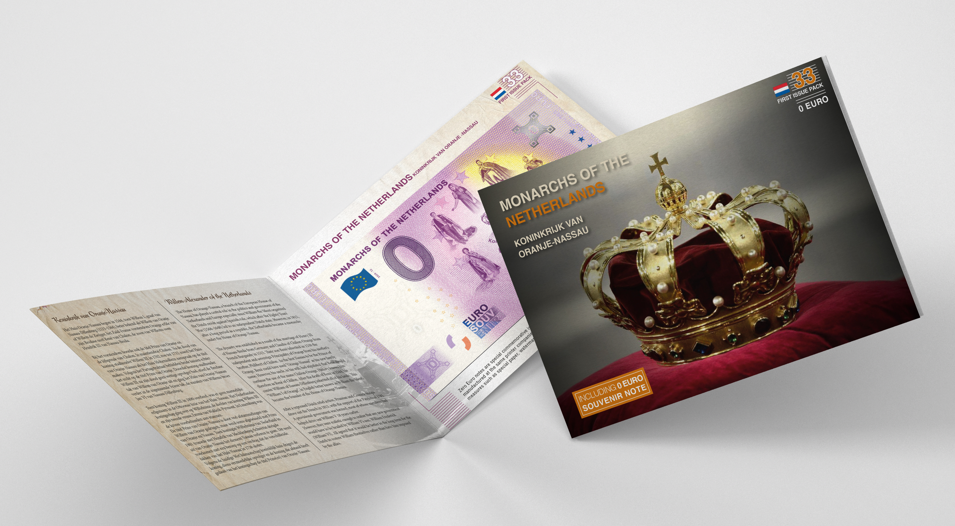 0 Euro biljet Nederland 2020 - Koninkrijk van Oranje-Nassau LIMITED EDITION FIP#33