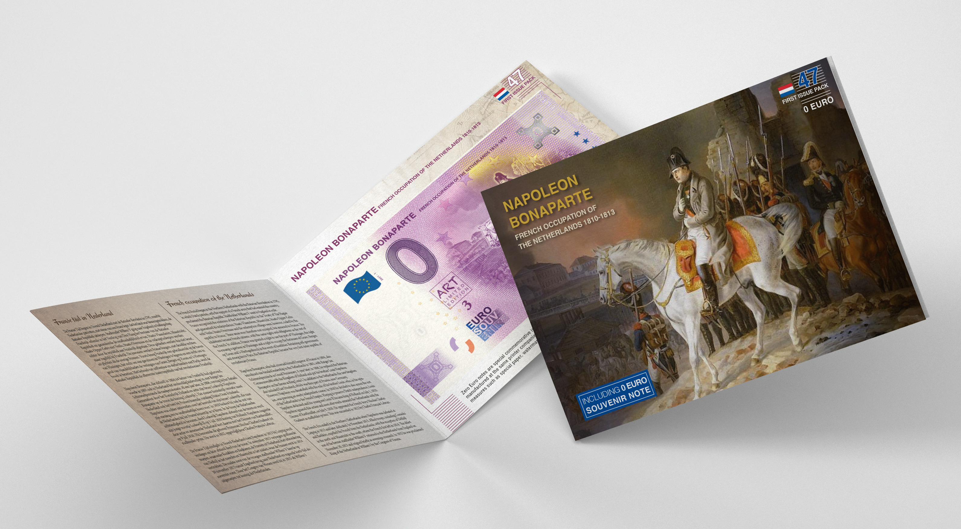 0 Euro biljet Nederland 2021 - Napoleon Bonaparte LIMITED EDITION FIP#47
