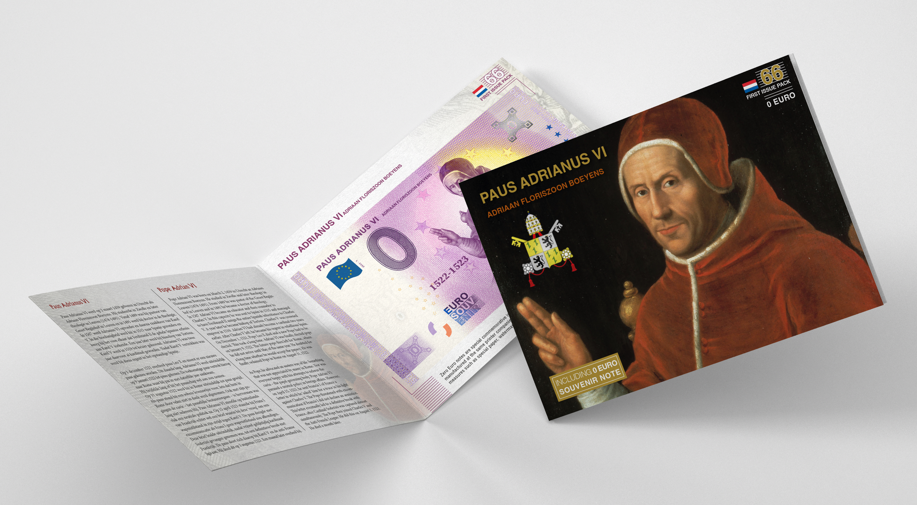 First Issue Pack #66 Paus Adrianus VI