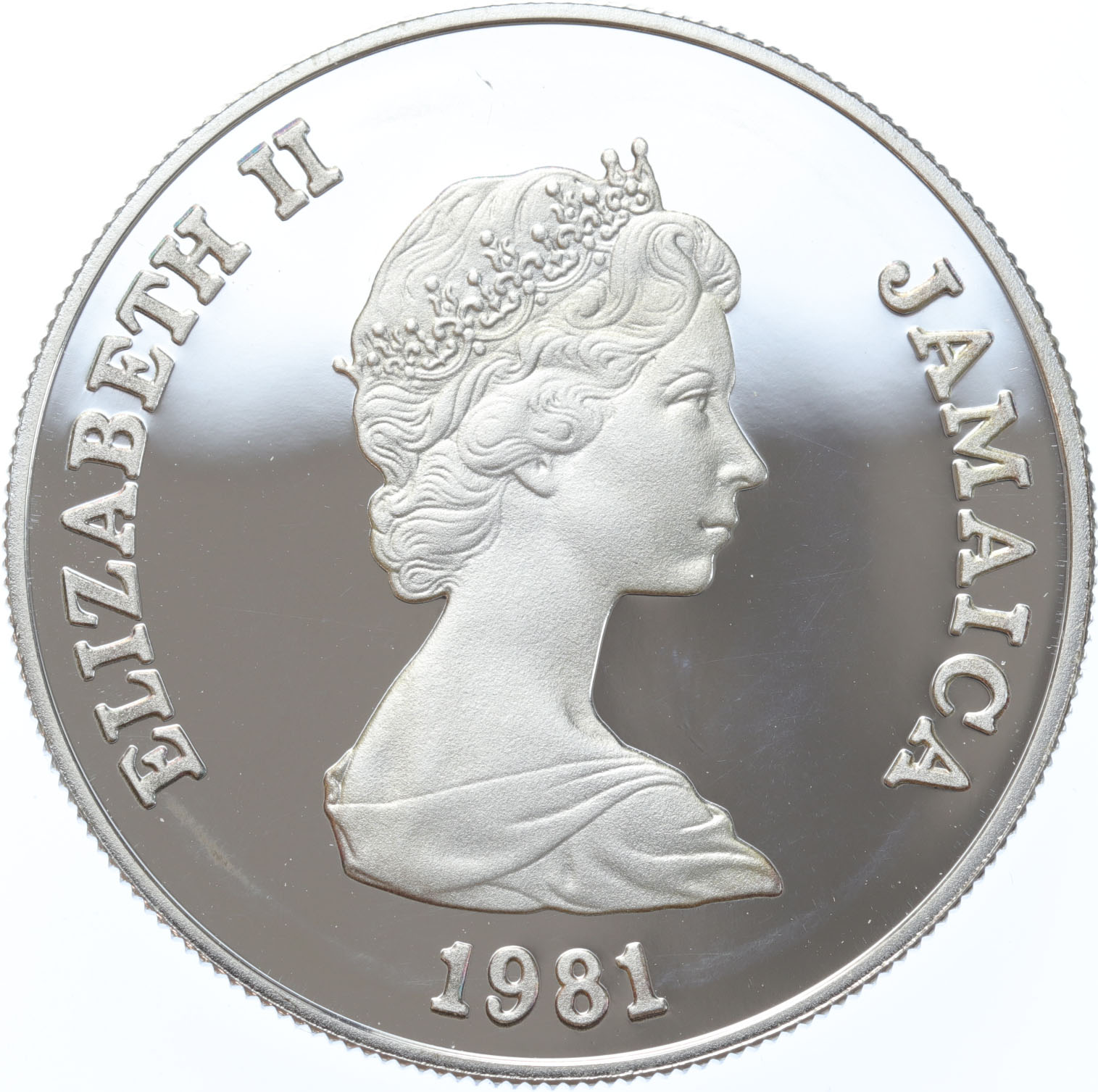 Jamaica 10 dollars 1981 Royal Wedding silver Proof