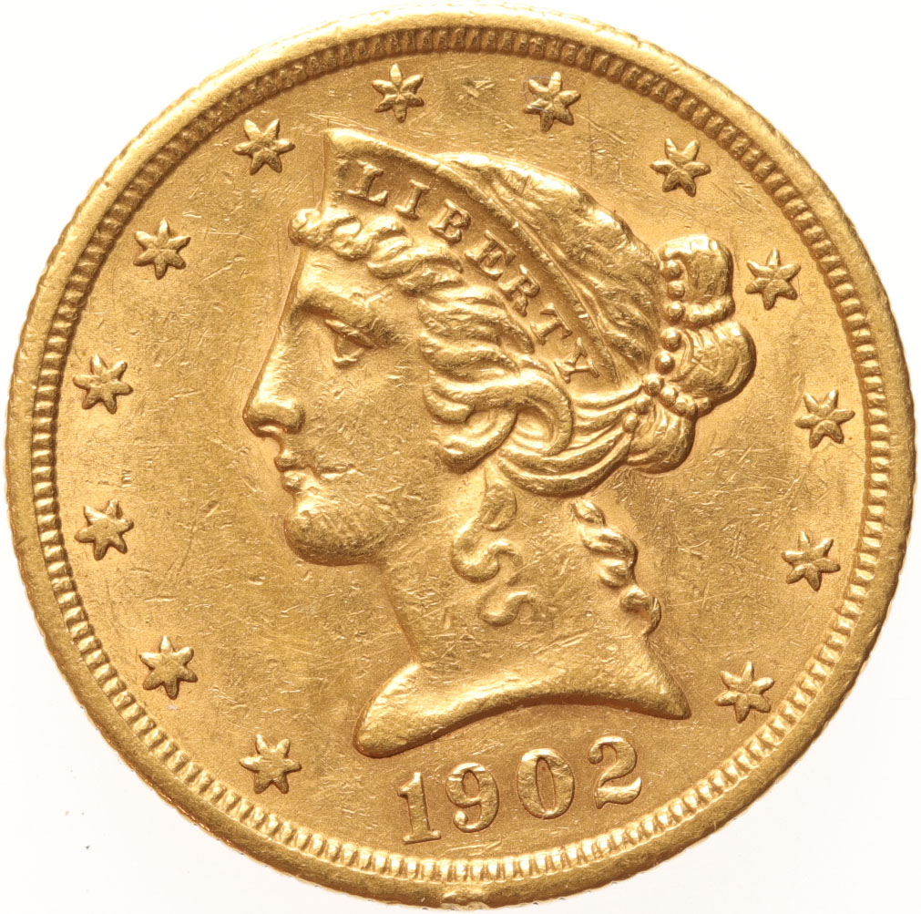 USA 5 dollars 1902s