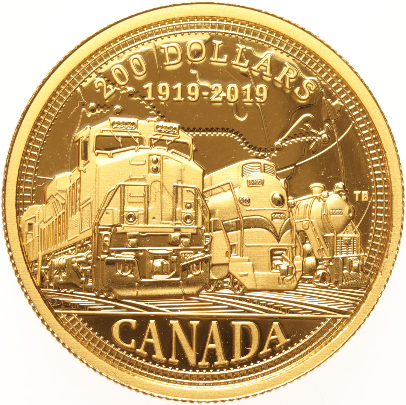 Canada 200 dollars 2019 Nation Railway