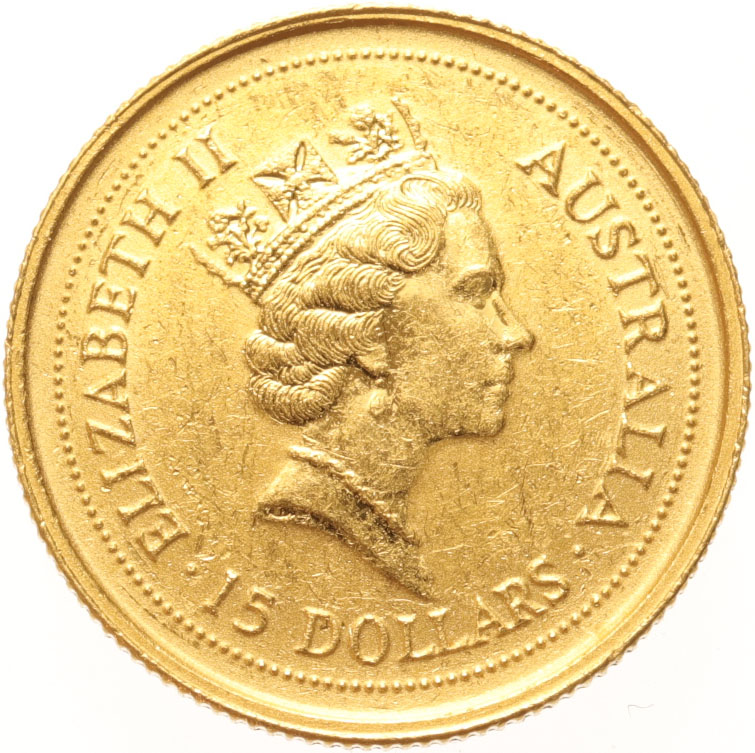 Australia 15 Dollars Kangaroo 1995