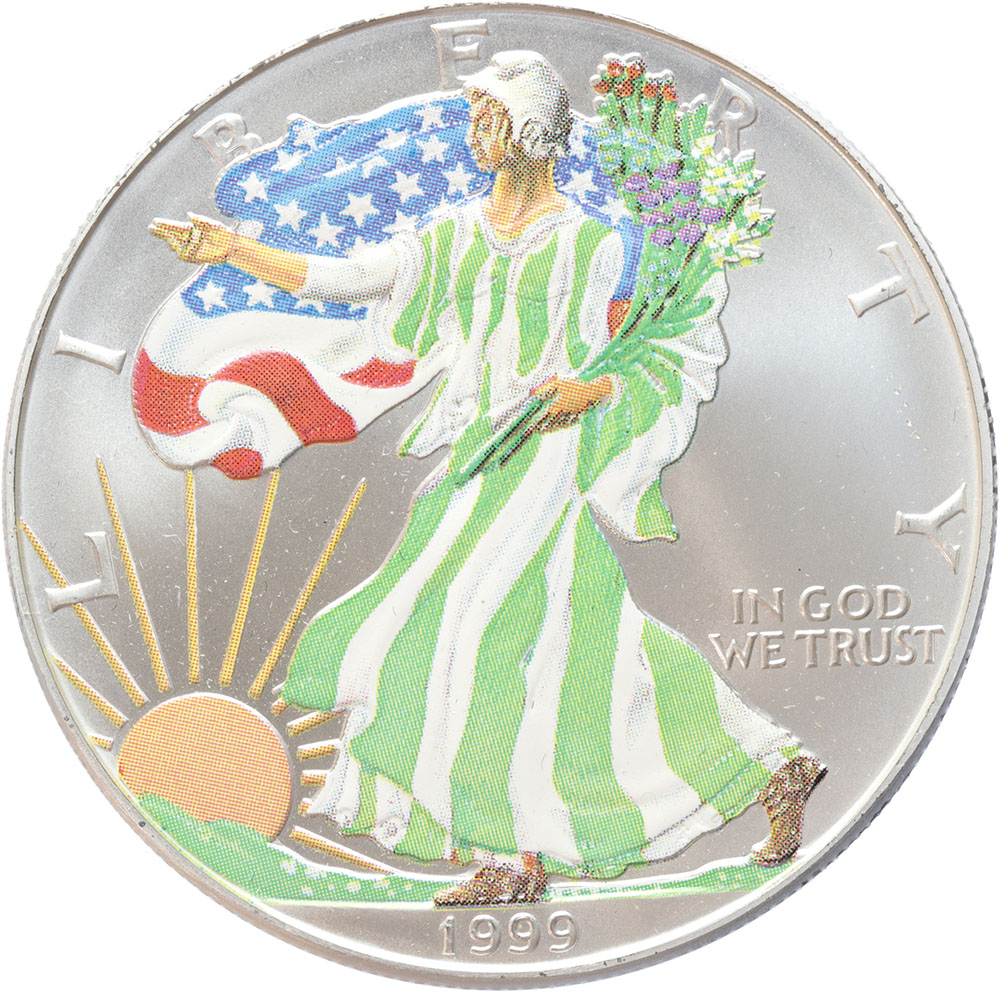 USA Eagle 1999 Four Seasons 4 x 1 ounce silver