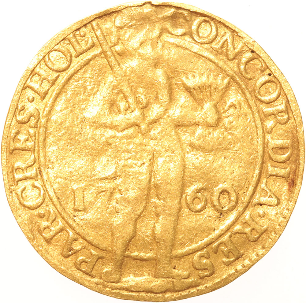 Holland Dubbele Nederlandse dukaat goud 1760