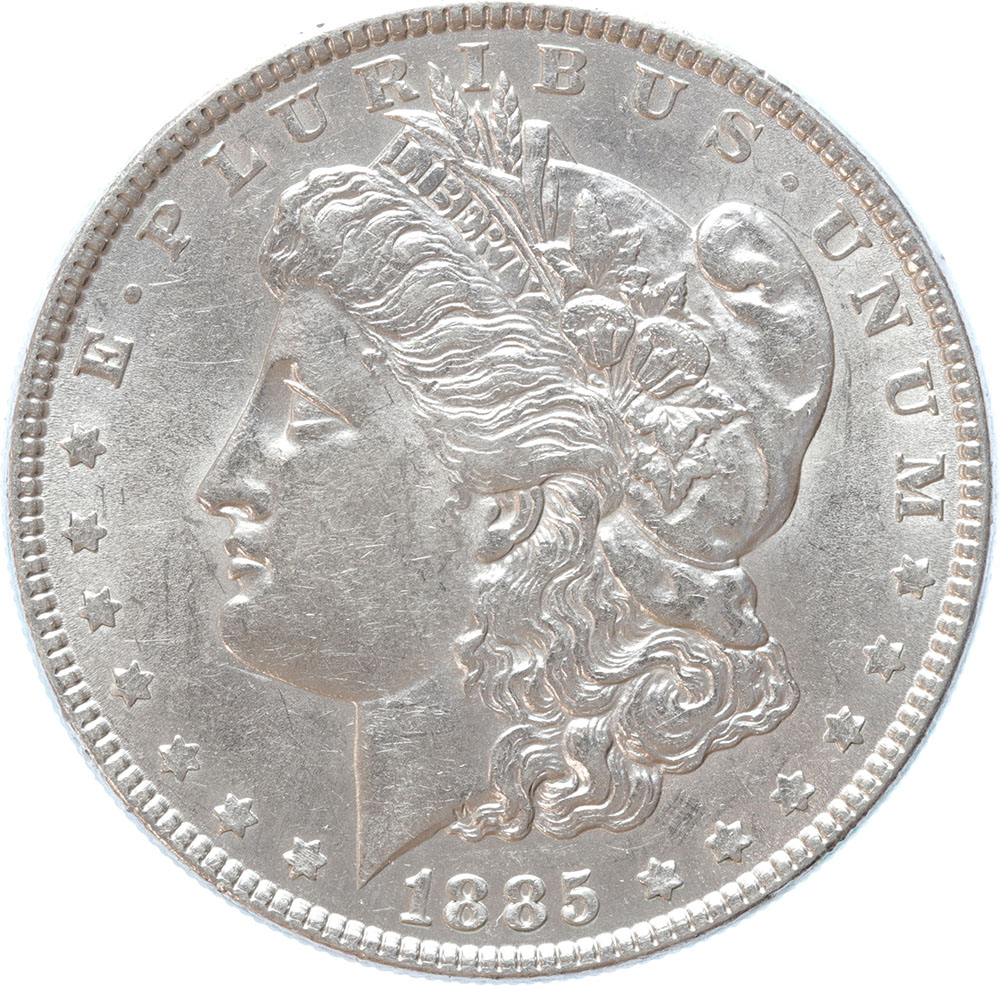 USA Morgan 1 Dollar silver 1885 UNC