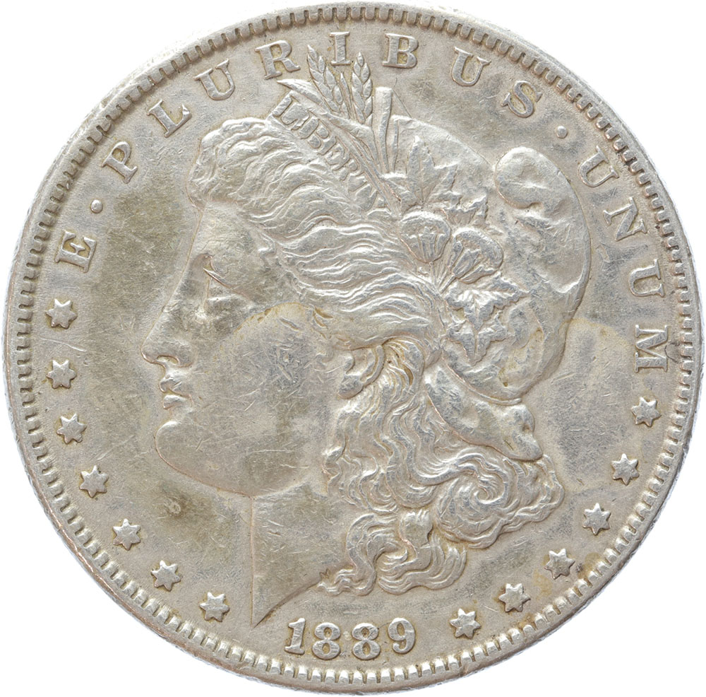 USA Morgan 1 Dollar silver 1889 VF/XF