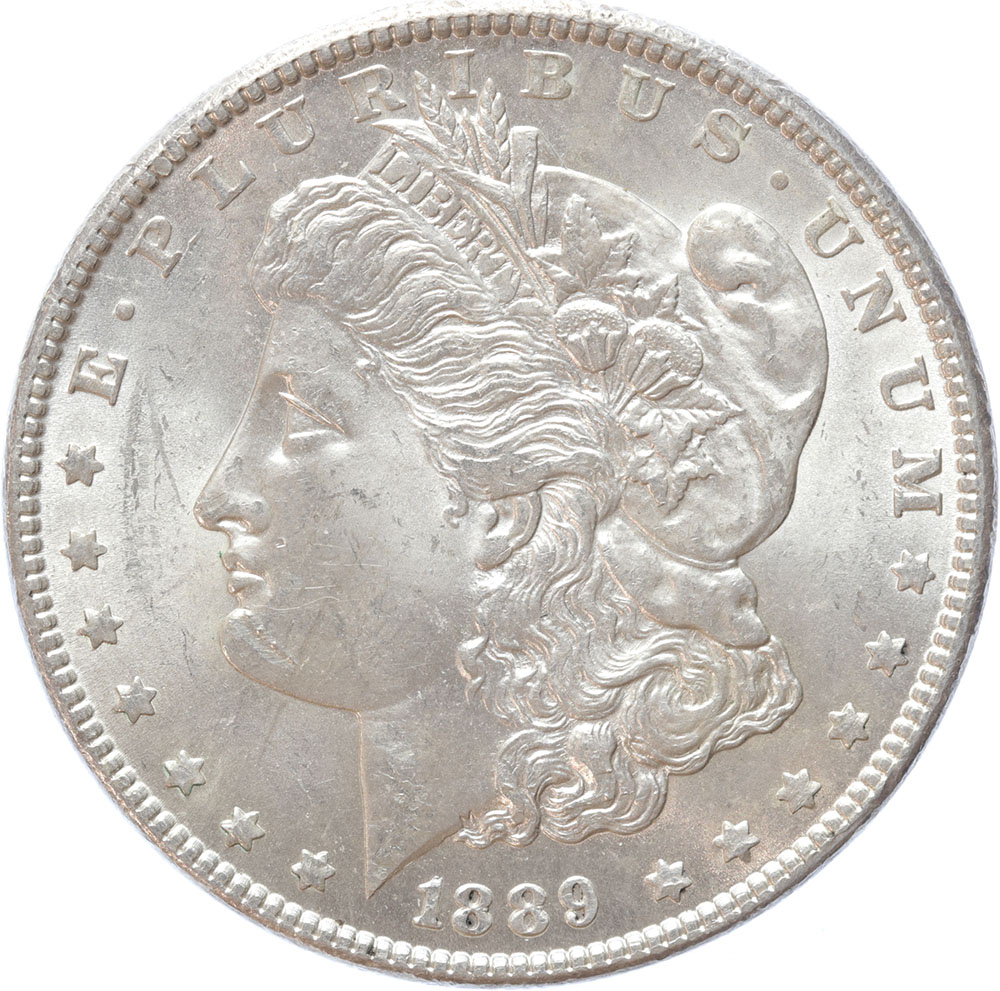 USA Morgan 1 Dollar silver 1889 UNC