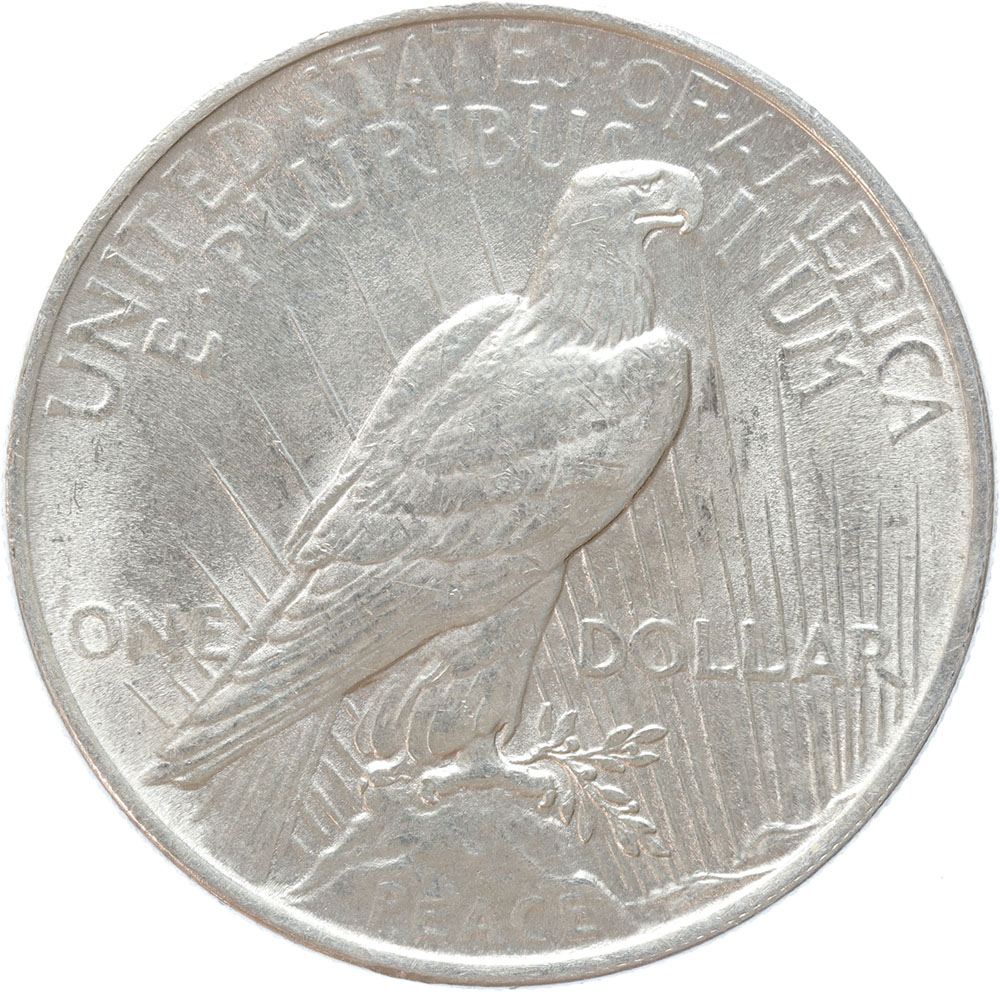 USA Peace 1 Dollar silver 1922 BU