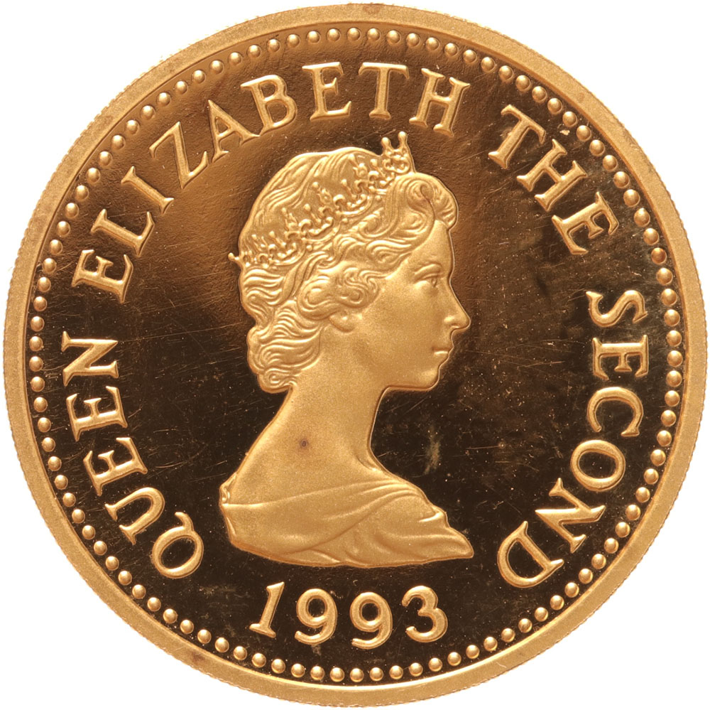 Jersey 1 pound gold 1993