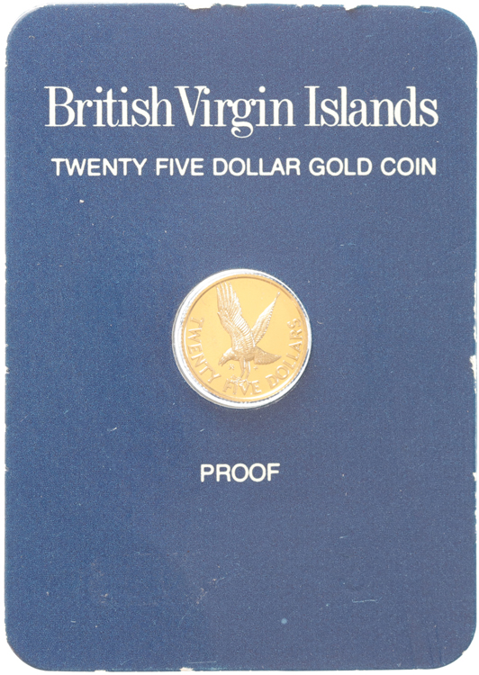 British Virgin Islands 25 Dollars 1980