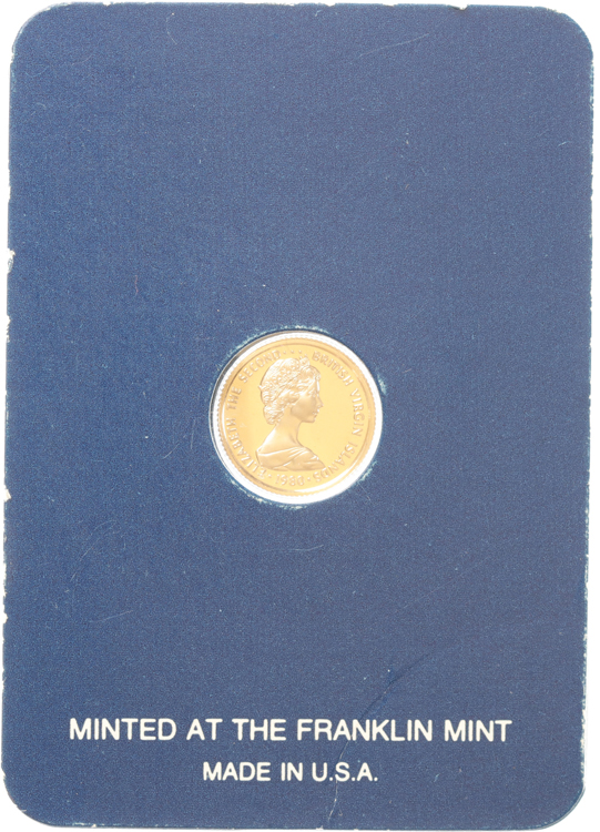 British Virgin Islands 25 Dollars 1980