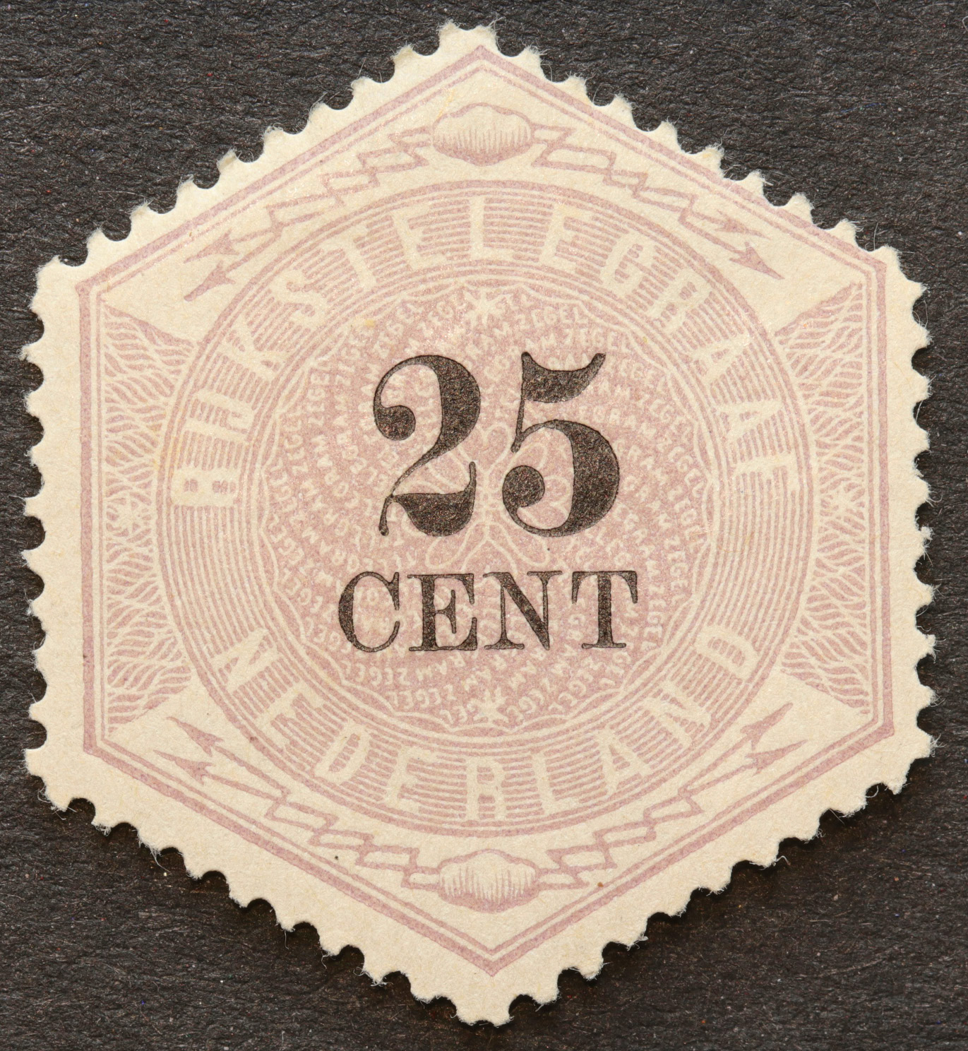 Nederland NVPH nr. TG7 Telegramzegels zeshoekig 1877-1903 ongebruikt