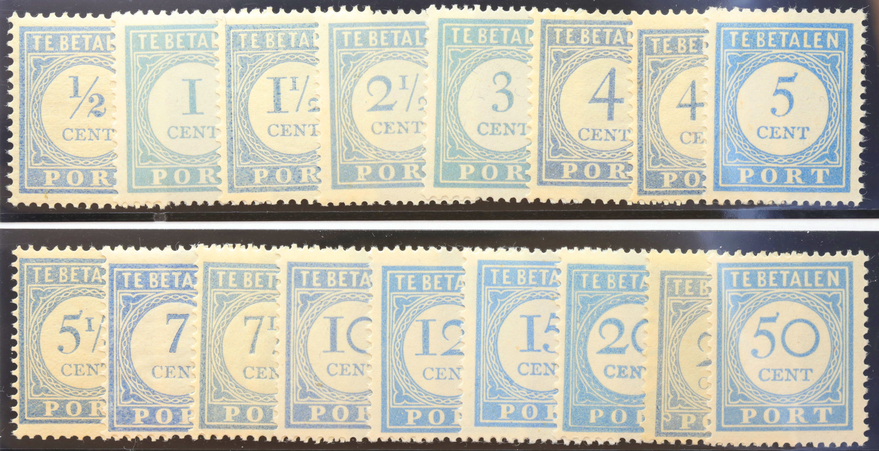 Nederland NVPH nr. P44/60 Port Cijfer 1912-1920 postfris
