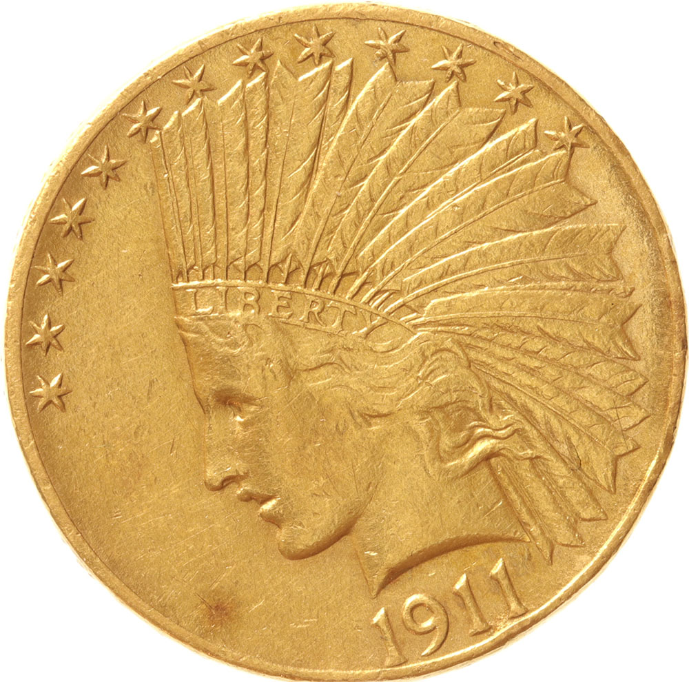 USA 10 dollars 1911
