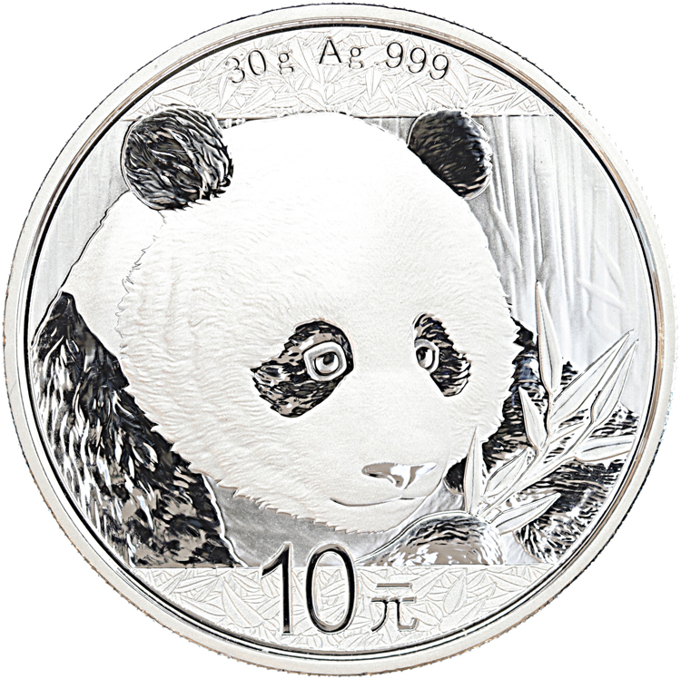 China Panda 2018 30 gram silver