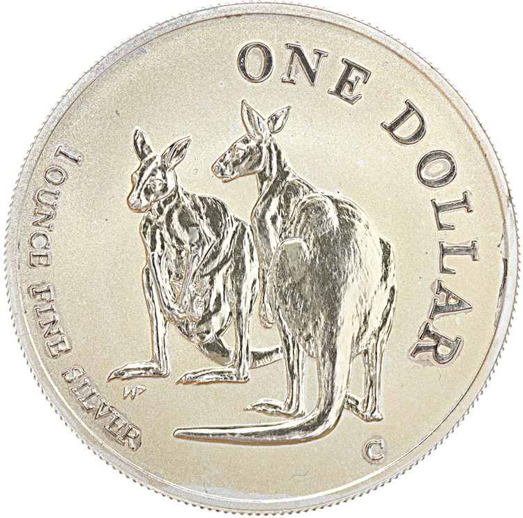 Australië Kangaroo 1999 1 ounce silver