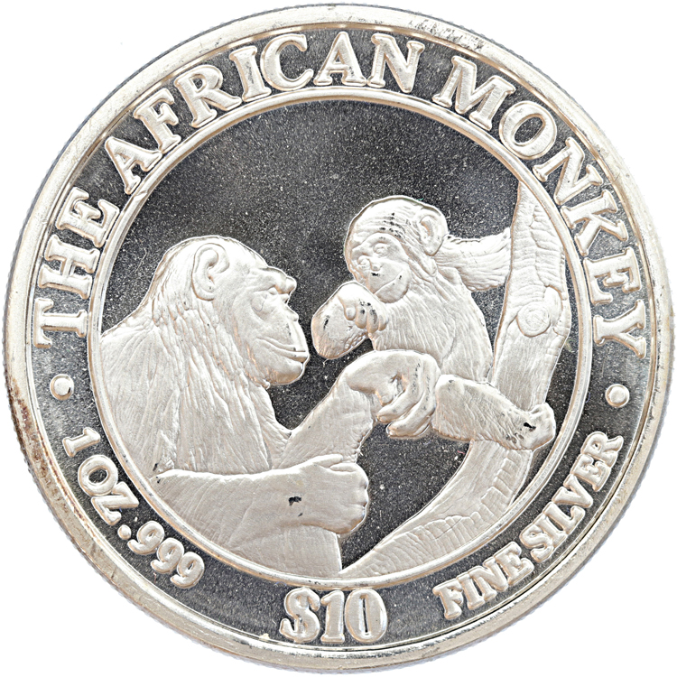 Somalië Aap 1999 1 ounce silver