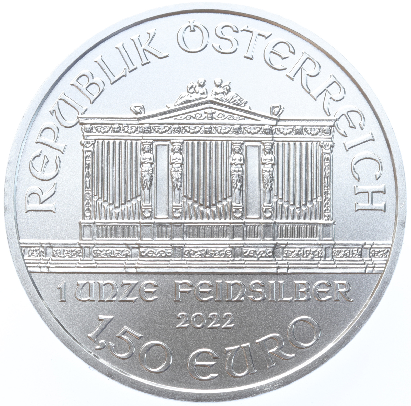 Oostenrijk Philharmoniker 2022 1 ounce silver