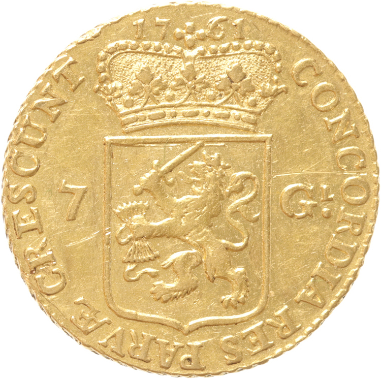 Utrecht Halve gouden rijder 1761/51