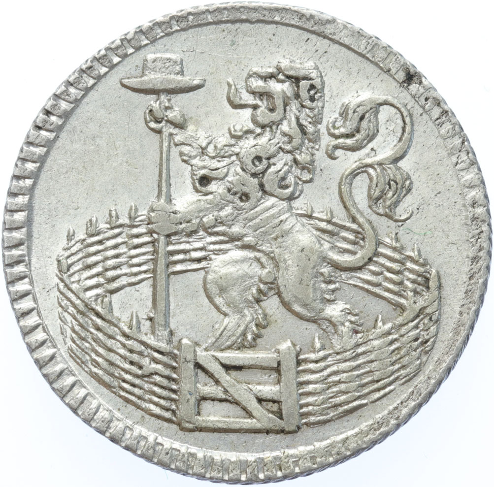 Holland Duit zilver 1756