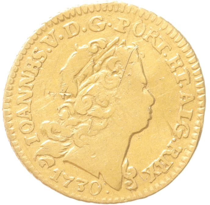Portugal 1/2 escudo 1730