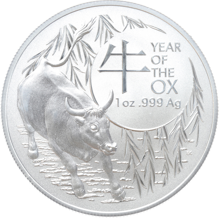 Australië Lunar 3 Os 2021 1 ounce silver