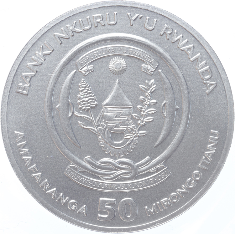 Rwanda Okapi 2021 1 ounce silver