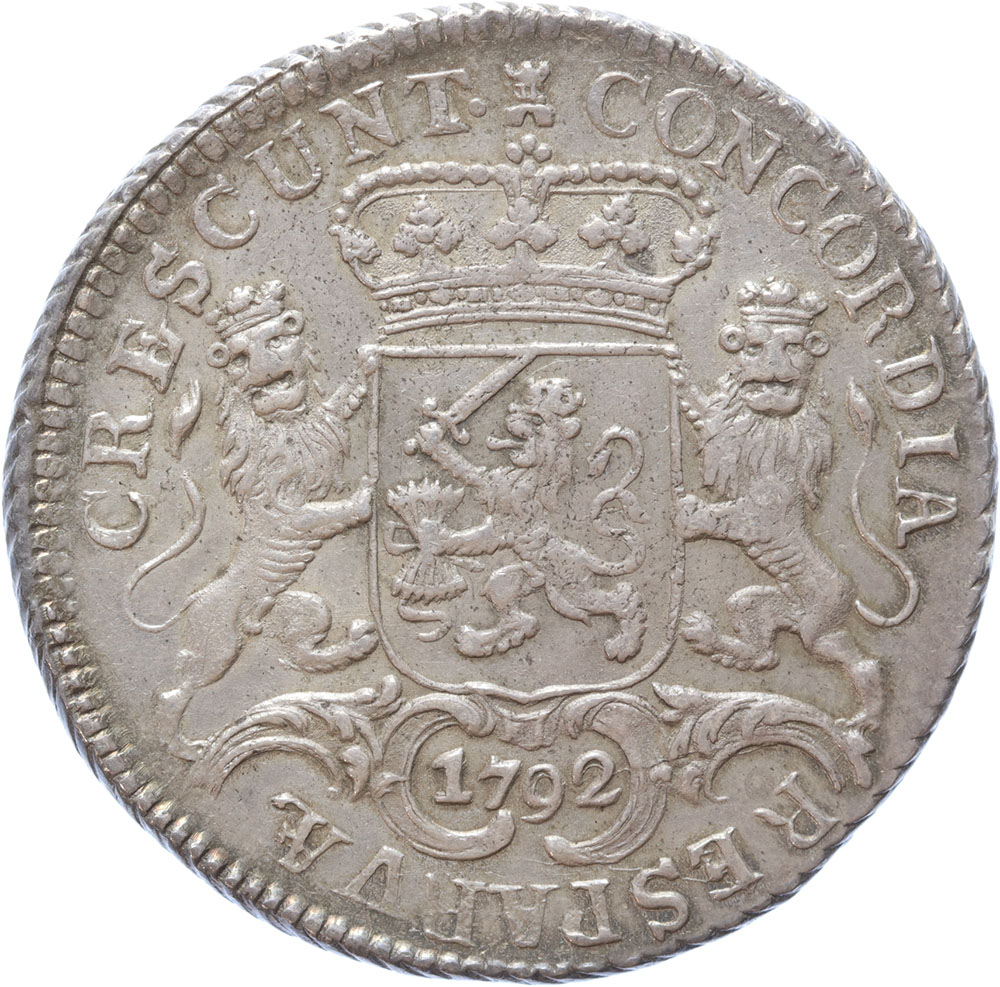 Zeeland Halve zilveren rijder 1792