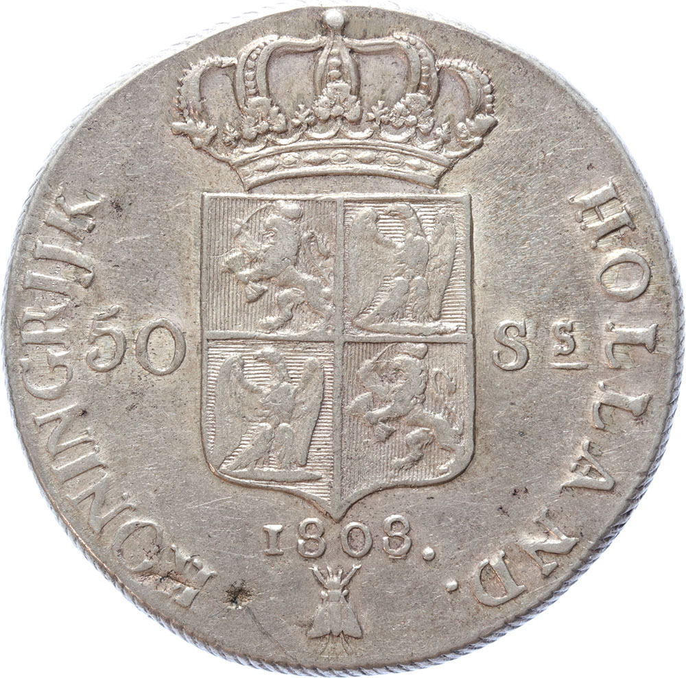 Koninkrijk Holland 50 Stuiver 1808/1807