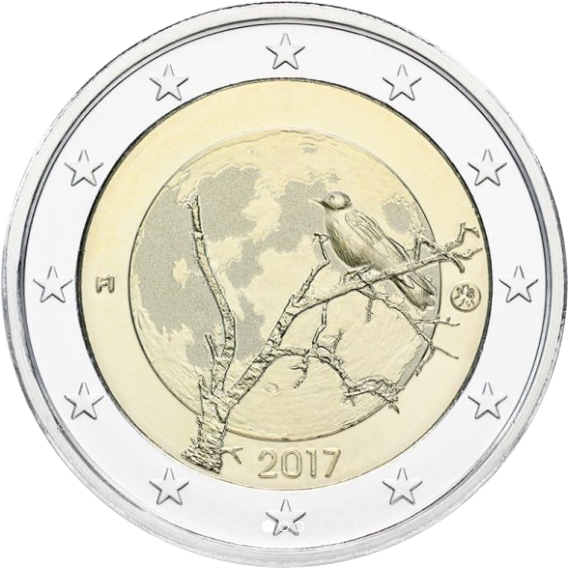 Finland 2 euro 2017 Finse natuur UNC
