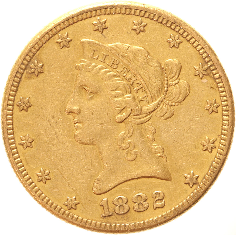 USA 10 Dollars 1882