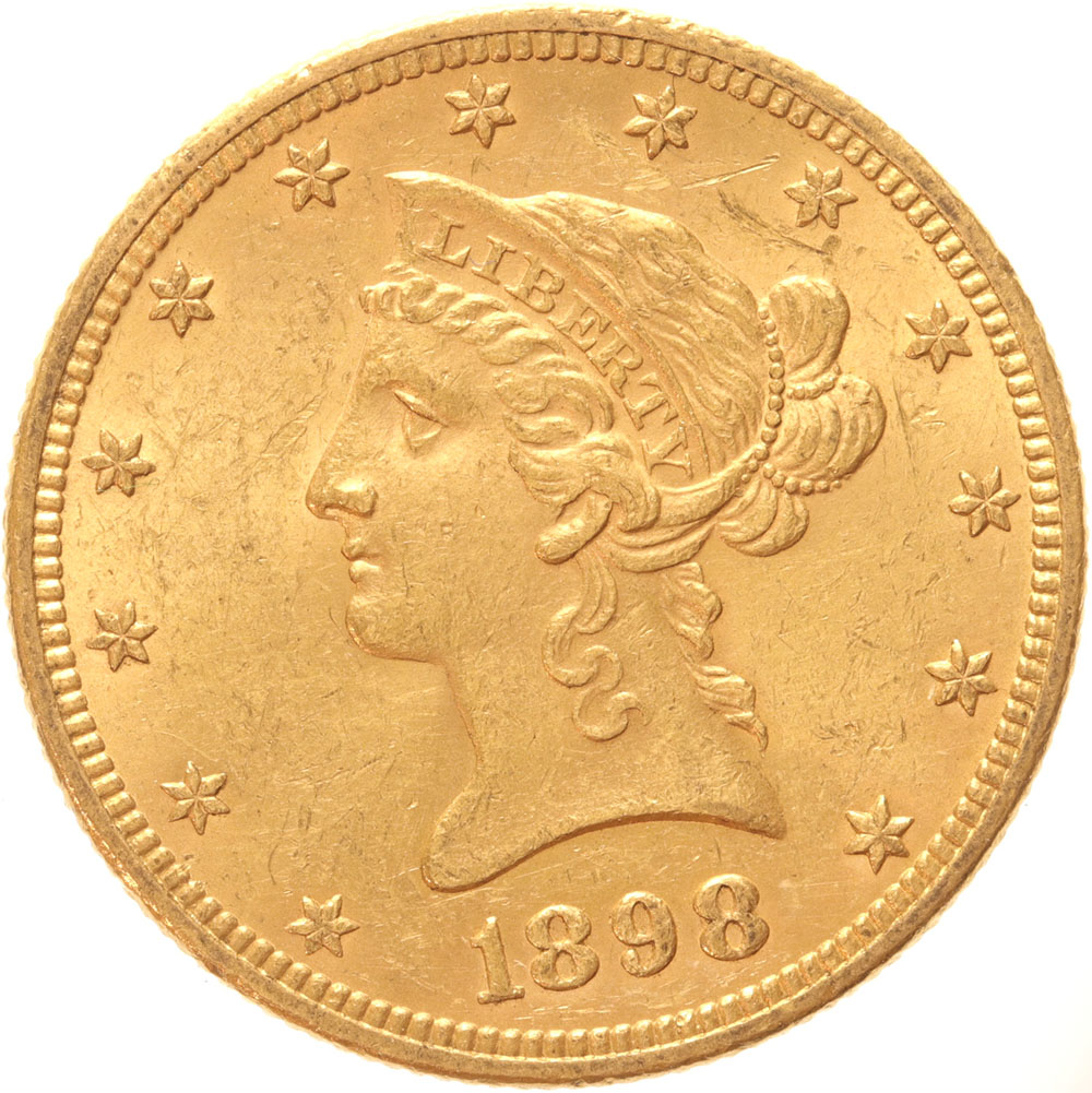 USA 10 Dollars 1898