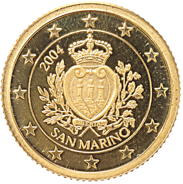 Mariana Islands 5 Dollars gold 2004 San Marino proof