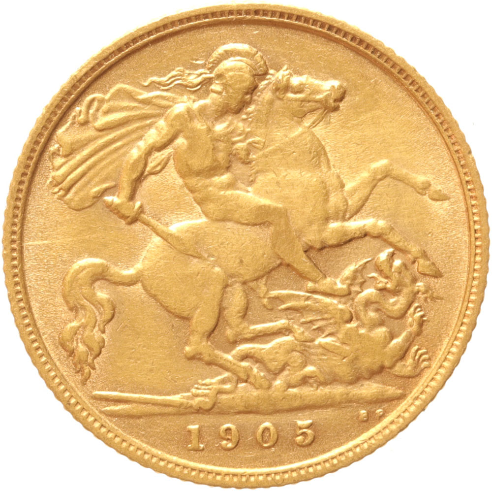 Great Britain 1/2 sovereign 1905