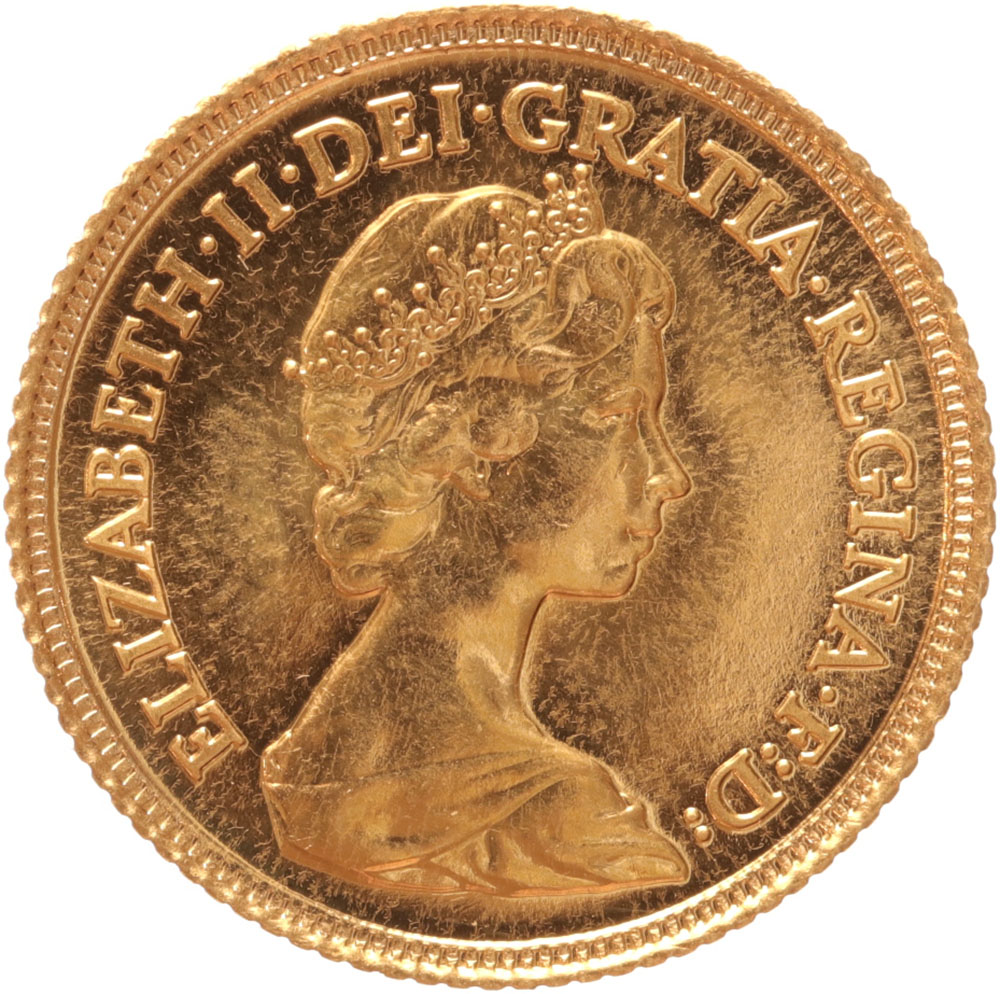 Great Britain 1/2 sovereign 1982
