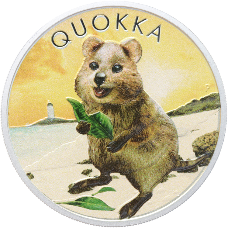 Australië Quokka 2020 coloured 1 ounce silver