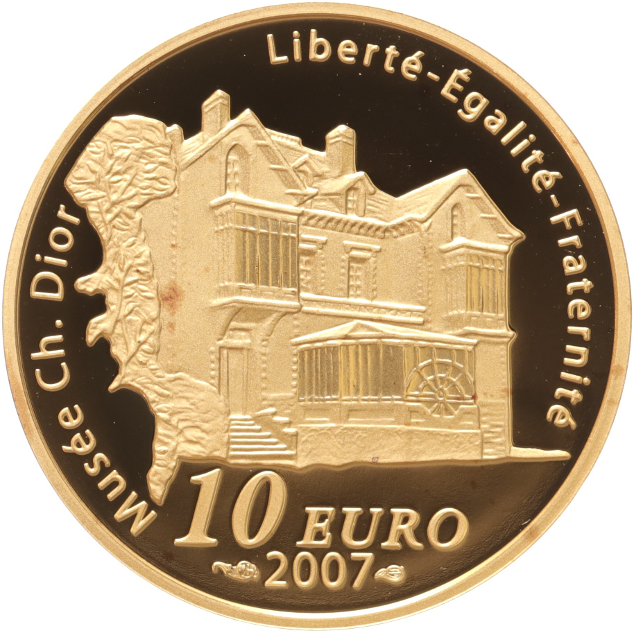 Frankrijk 10 euro goud 2007 Christian Dior proof