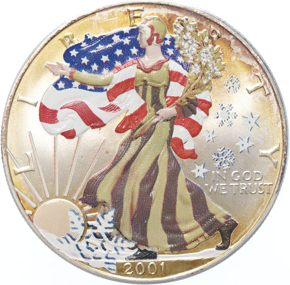 USA Eagle 2001 Four Seasons 4 x 1 ounce silver