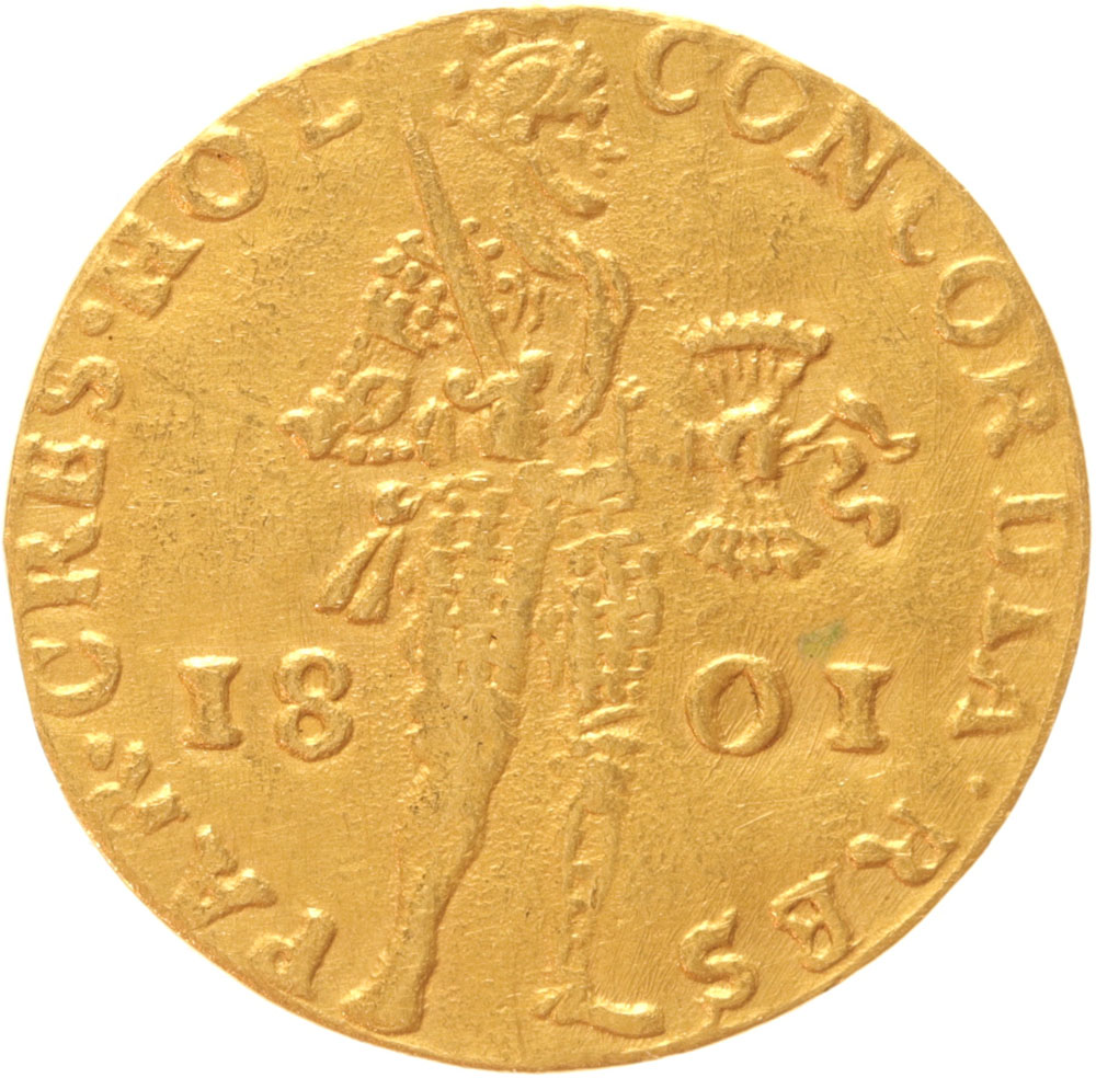 Holland Gouden dukaat 1801