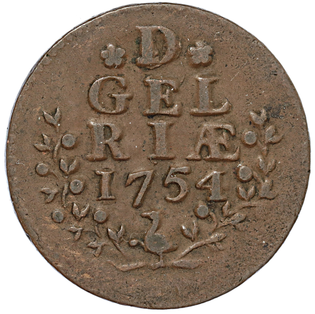 Gelderland Duit 1754