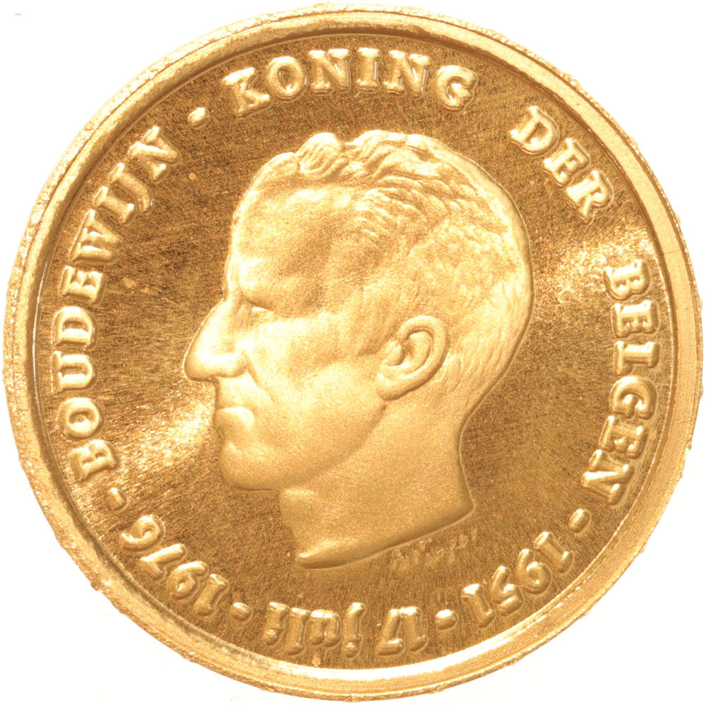 Belgium medalic issue 1976 Boudewijn