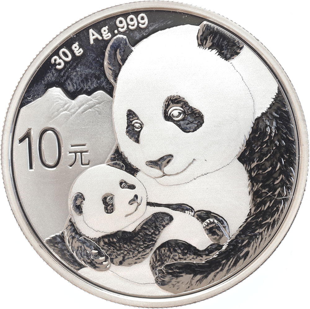China Panda 2012 1 ounce silver