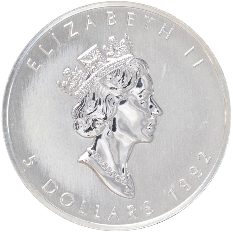 Canada Maple Leaf 1992 1 ounce silver