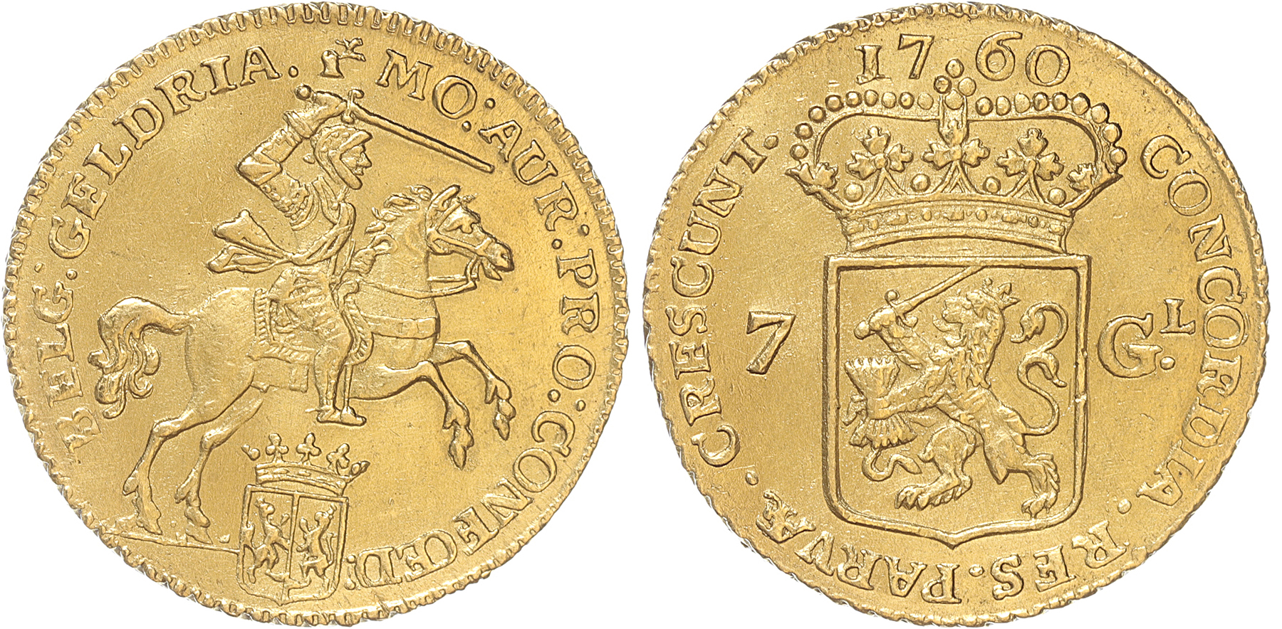Gelderland Halve gouden rijder 1760