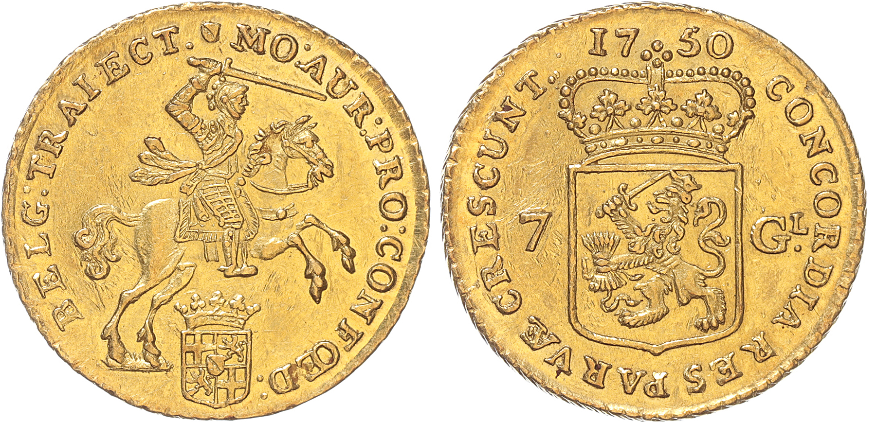 Utrecht Halve gouden rijder 1750
